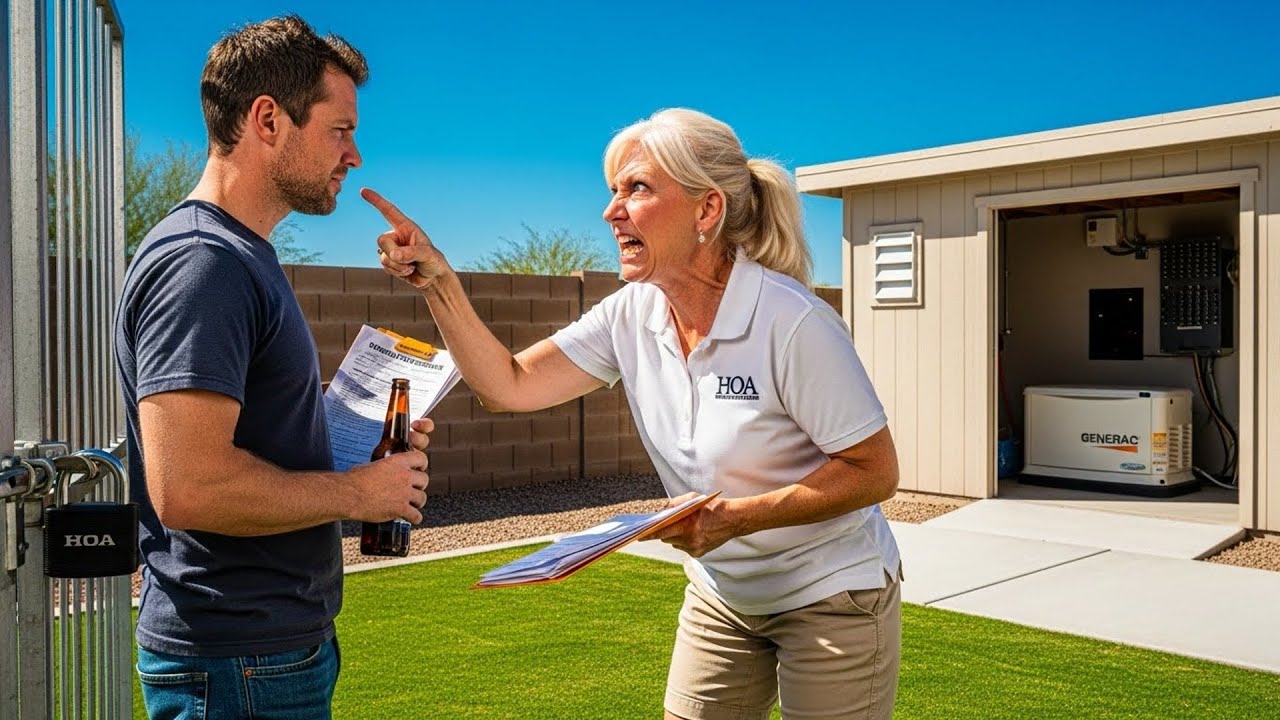 HOA Karen Demanded My Generator Key, Then Got Stuck When I Changed All The Locks