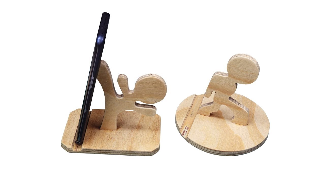 Cómo Hacer Soporte de Madera Para el Teléfono Celular BASE PORTA CELULAR