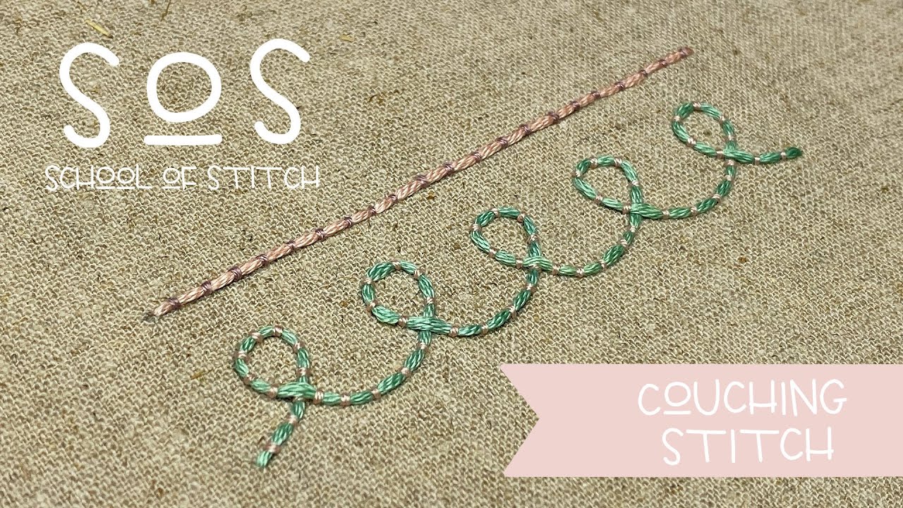 SoS Ep 6 - Couching Stitch Tutorial