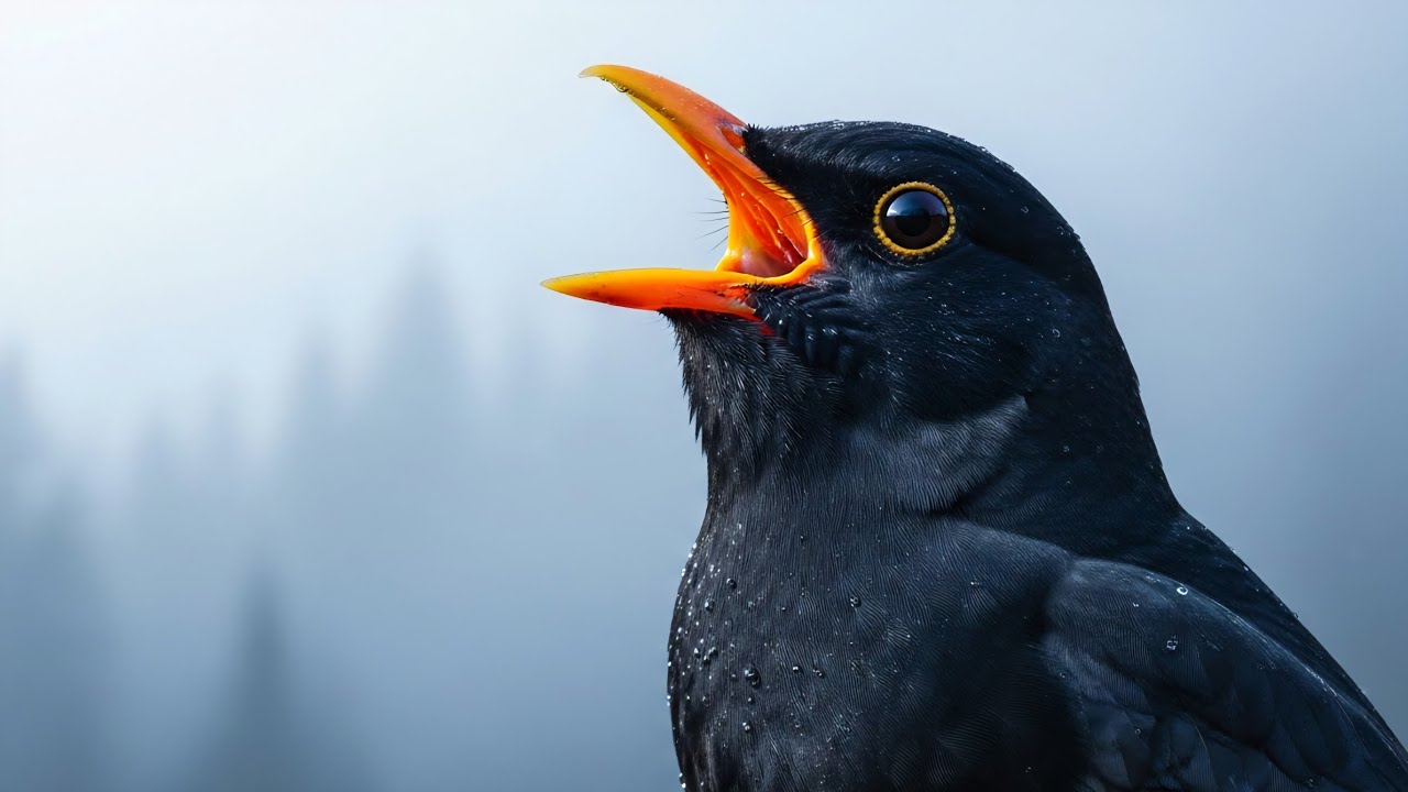 Blackbird Song 🎵 Blackbird Singing In the Morning Light