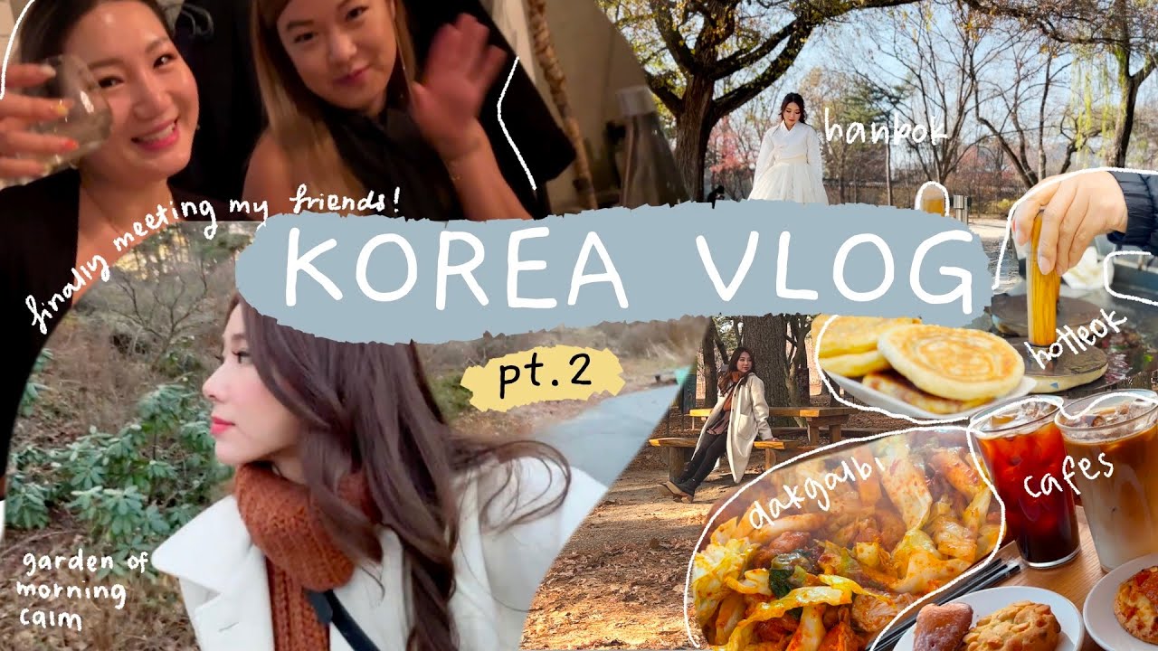 Ep 7 - [KOREA VLOG] CAFE HOPPING ☕️, GANGCHON RAIL PARK, NAMI ISLAND, GARDEN OF MORNING CALM