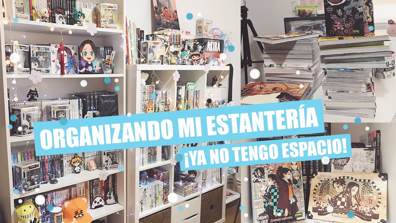 ✨ ORGANIZANDO MIS ESTANTERÍAS de MANGA | Una mañana conmigo ✨