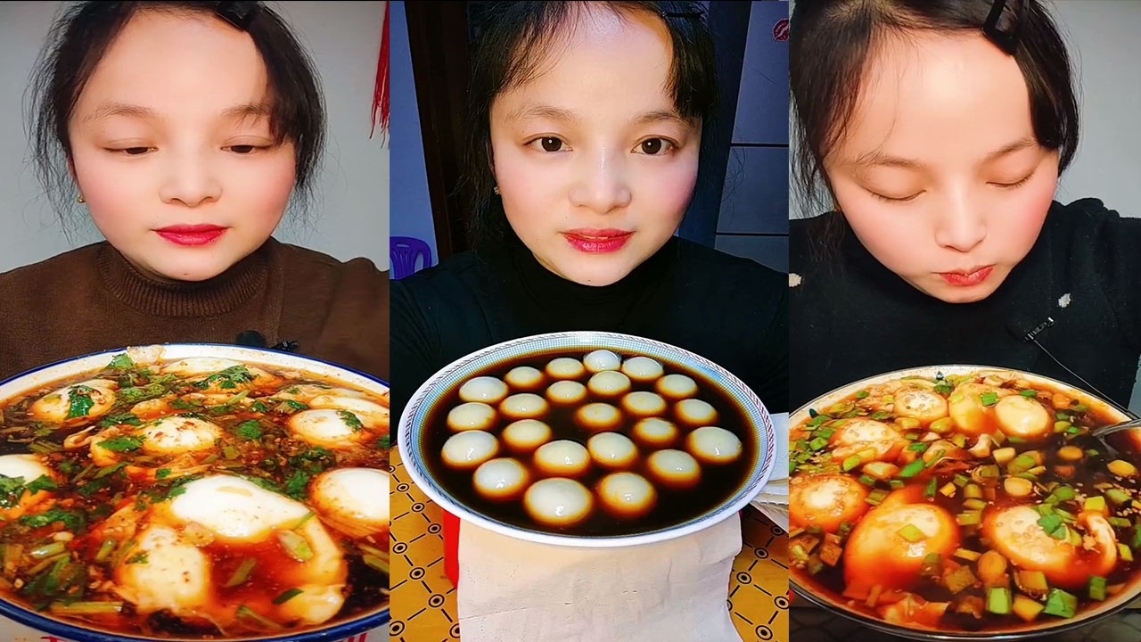 Mukbang ASMR 매운 국수와 계란 | Spicy Noodles paired with Soft Boiled Eggs (Dining Sounds)