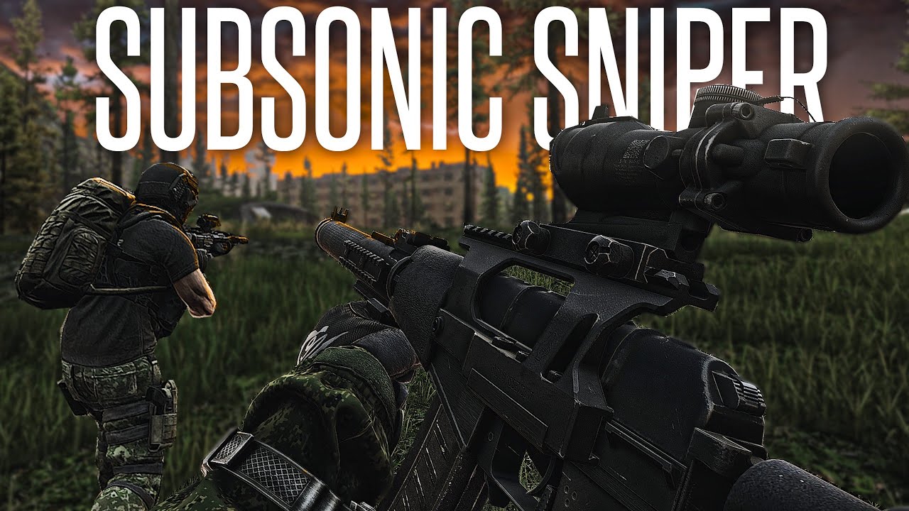 THE SUBSONIC SNIPER - Escape From Tarkov AS VAL / SV98 Gameplay