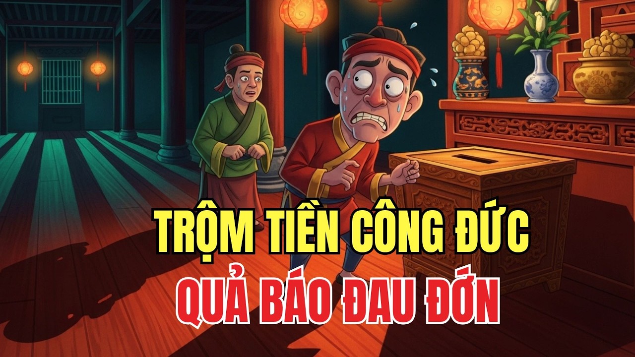 Luật Nhân Quả: Dàn Cảnh Trộm Tiền Công Đức Và Quả Báo Ngay Đại Lễ