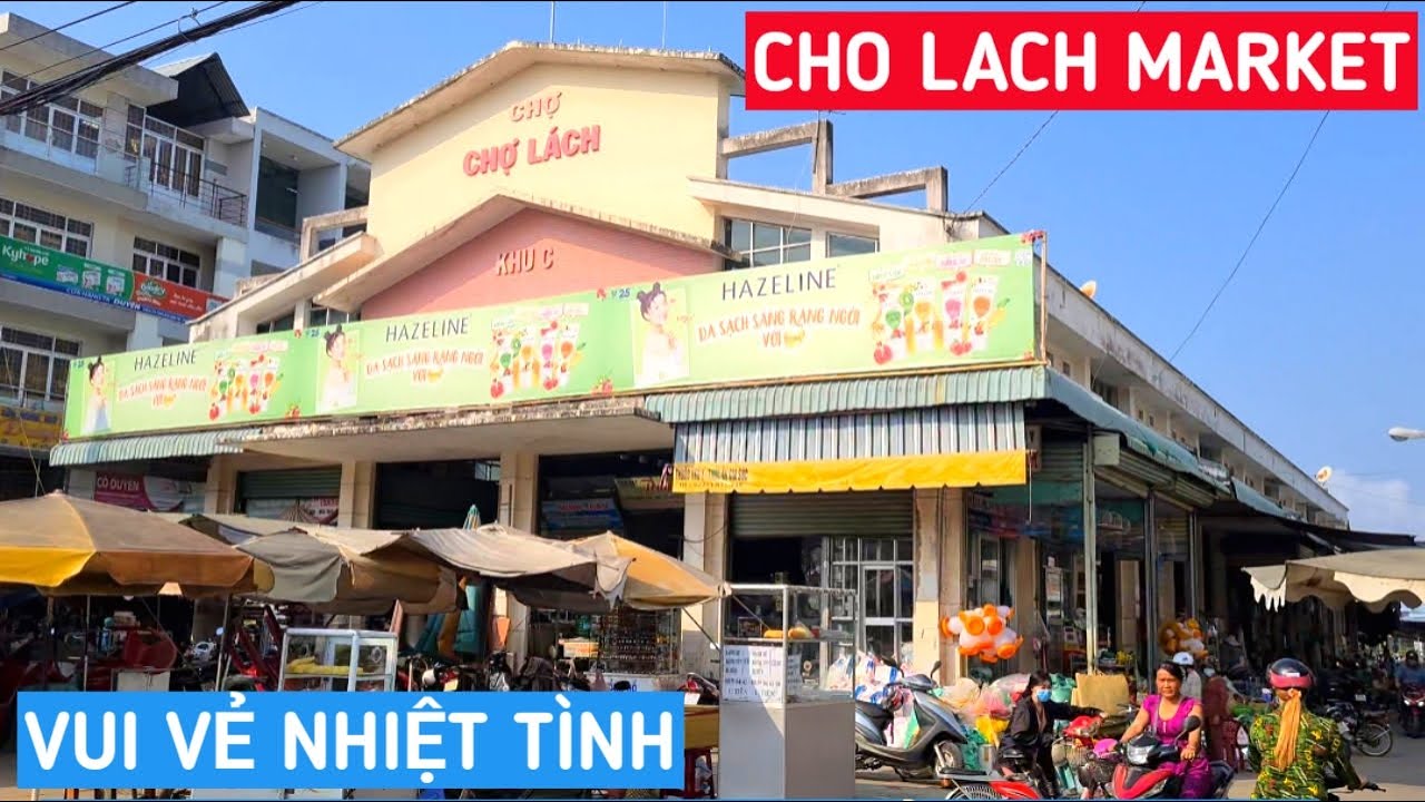 Khám phá CHỢ LÁCH, BẾN TRE, Bà con nơi đây buôn bán vui vẻ nhiệt tình quá trời | KPVL