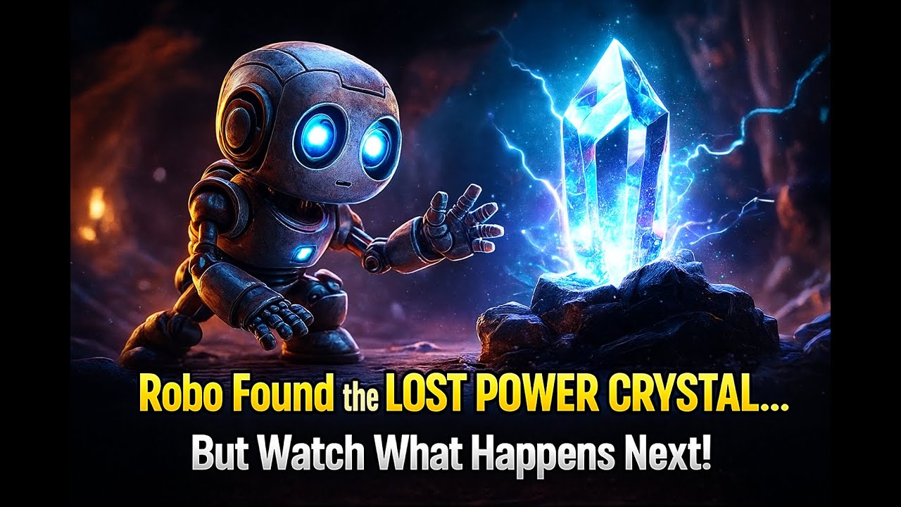 “Tiny Robot vs Lost Power Crystal ⚡ Unexpected Twist!” 