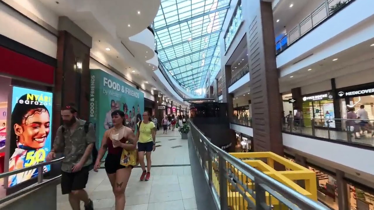 Exploring Budapest Westend Shopping Center: A Mall Walk Tour