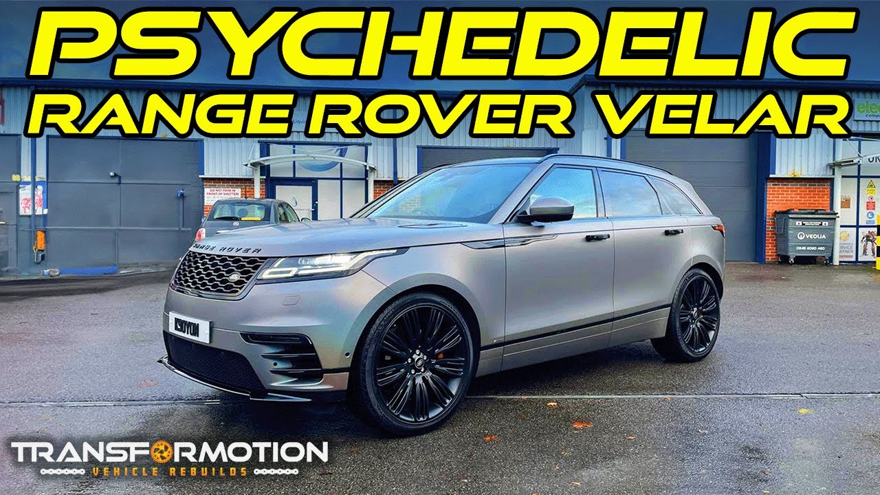 UNWRAPPING COLEEN ROONEY'S RANGE ROVER VELAR!