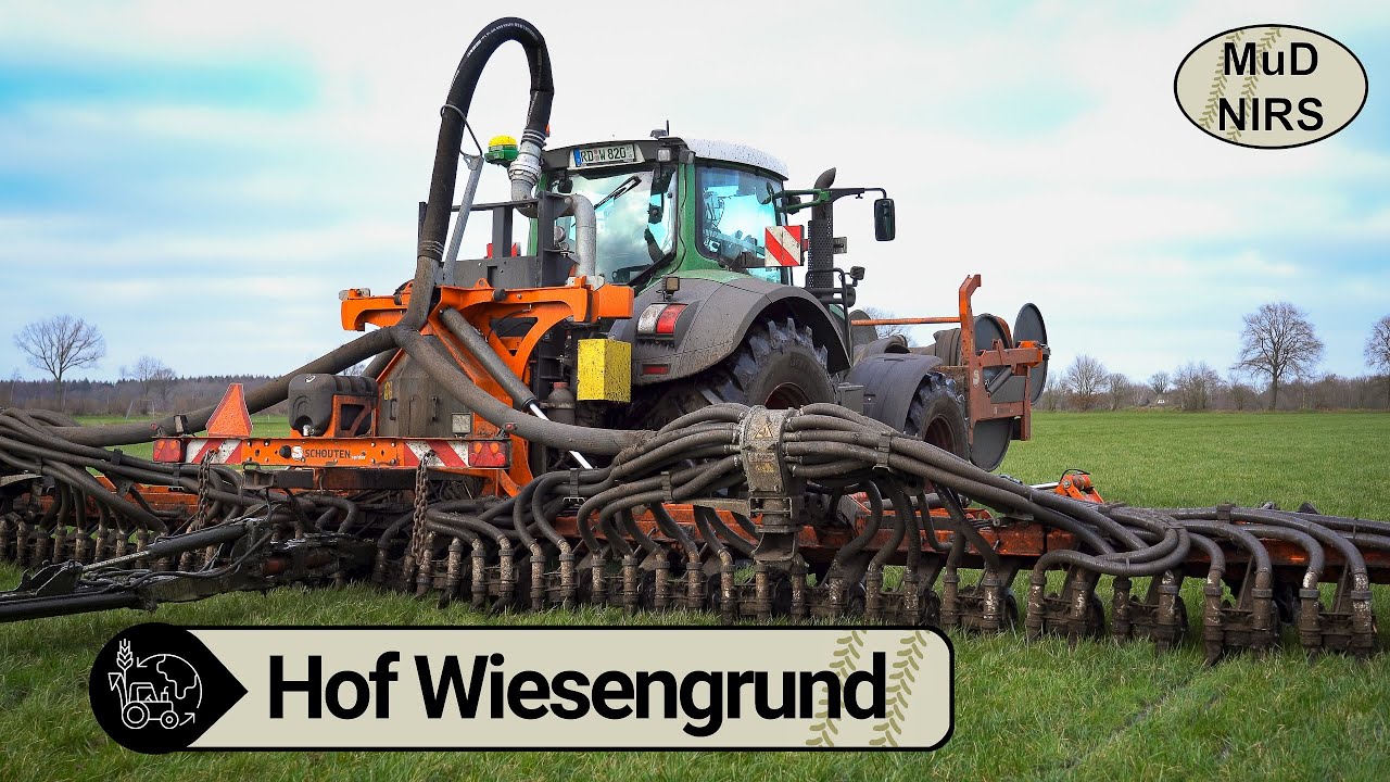 Hof Wiesengrund stellt sich vor I Gülleverschlauchen mit NIRS-Sensor I #projektbetrieb
