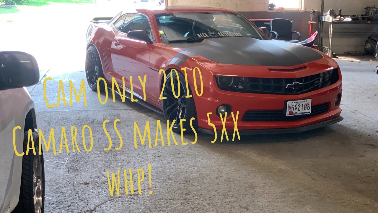 Cam only 2010 Camaro SS hits the Dyno and makes over 500whp!