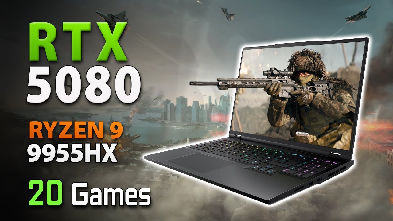 RTX 5080 Laptop + Ryzen 9 9955HX // Test in 20 Games - 2560x1600