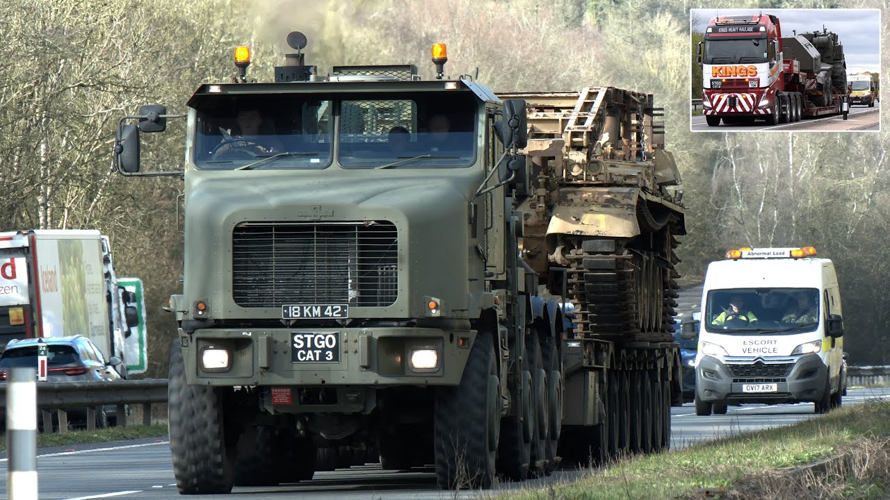 Tank transporters and wide load trucks 🚚