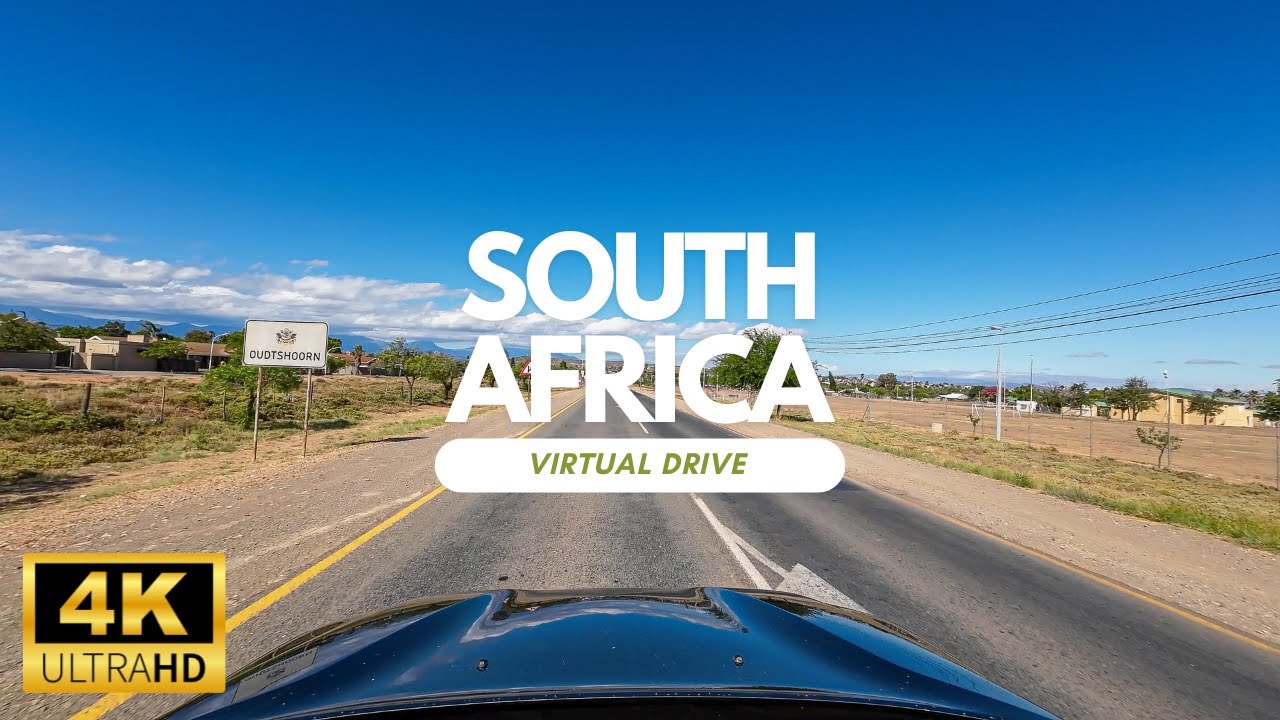 Drive through Oudtshoorn: a historic little town in the Heart of the Klein Karoo | Ambient Sounds 4K