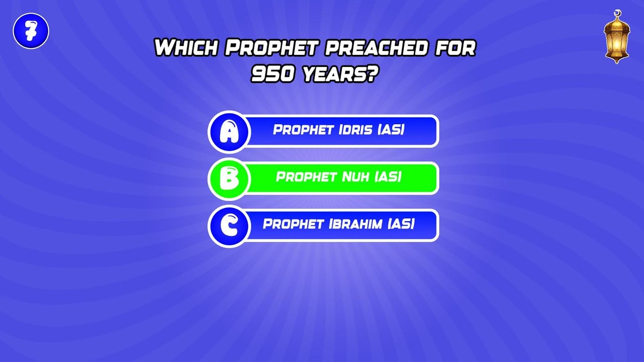 Guss the prophet name quiz | islamic light