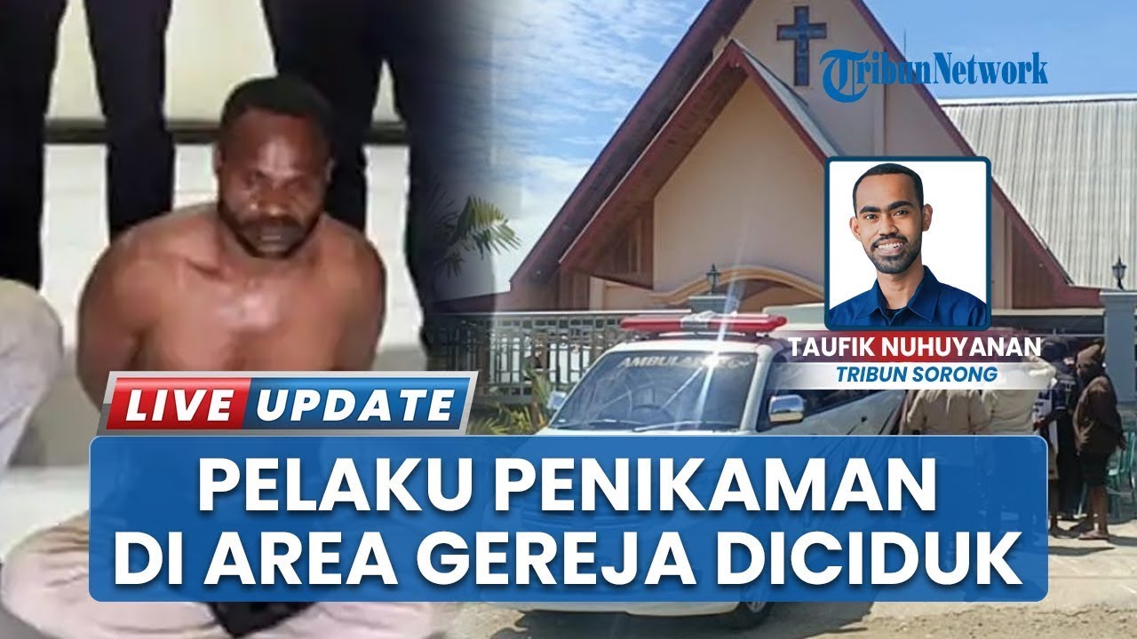 Pria yang Tikam Mantan Istri di Gereja Katolik Santo Bernardus Aimas Sorong Ditangkap Polisi