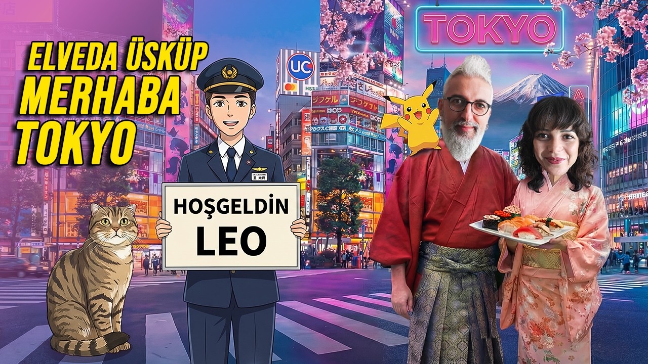 LEO'YA VIP KARŞILAMA! 🇯🇵 ELVEDA ÜSKÜP, MERHABA TOKYO! 🌍