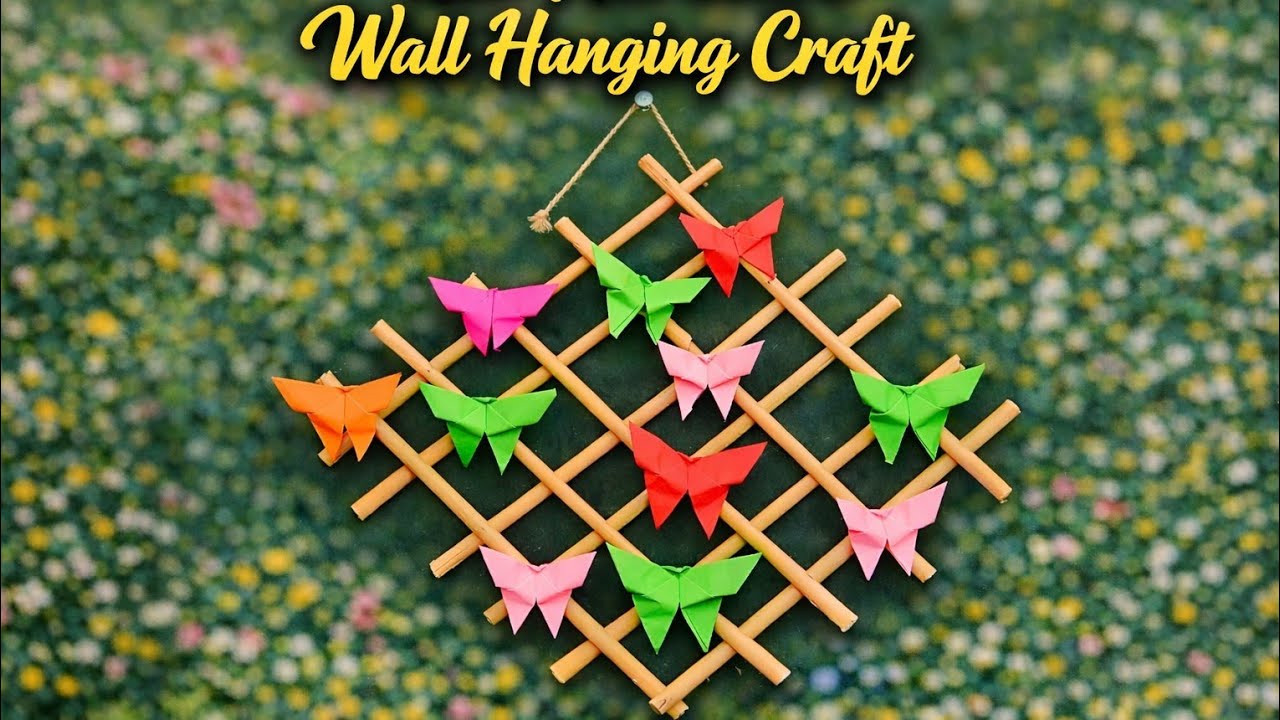 New Attractive Wall Hanging Craft | Easy DIY Butterfly Wall Decor | Handmade Wall Mat