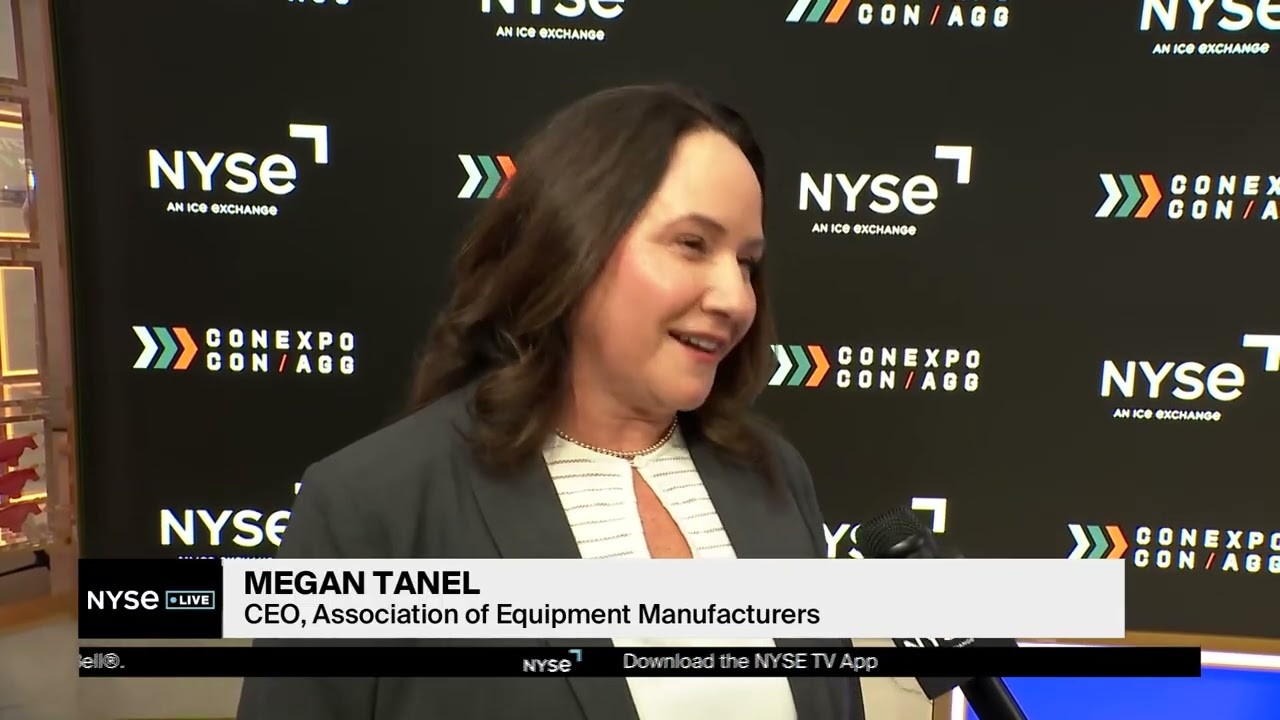 Assoc  Of Equipment Manufactures CEO Megan Tanel Talks CONEXPO CONAGG Event
