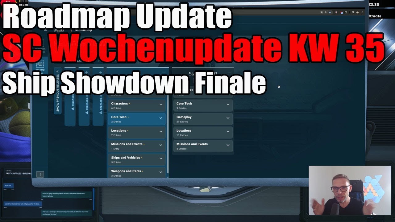 Roadmap Update - Ship Showdown Finale - Star Citizen Wochenupdate KW35 2025