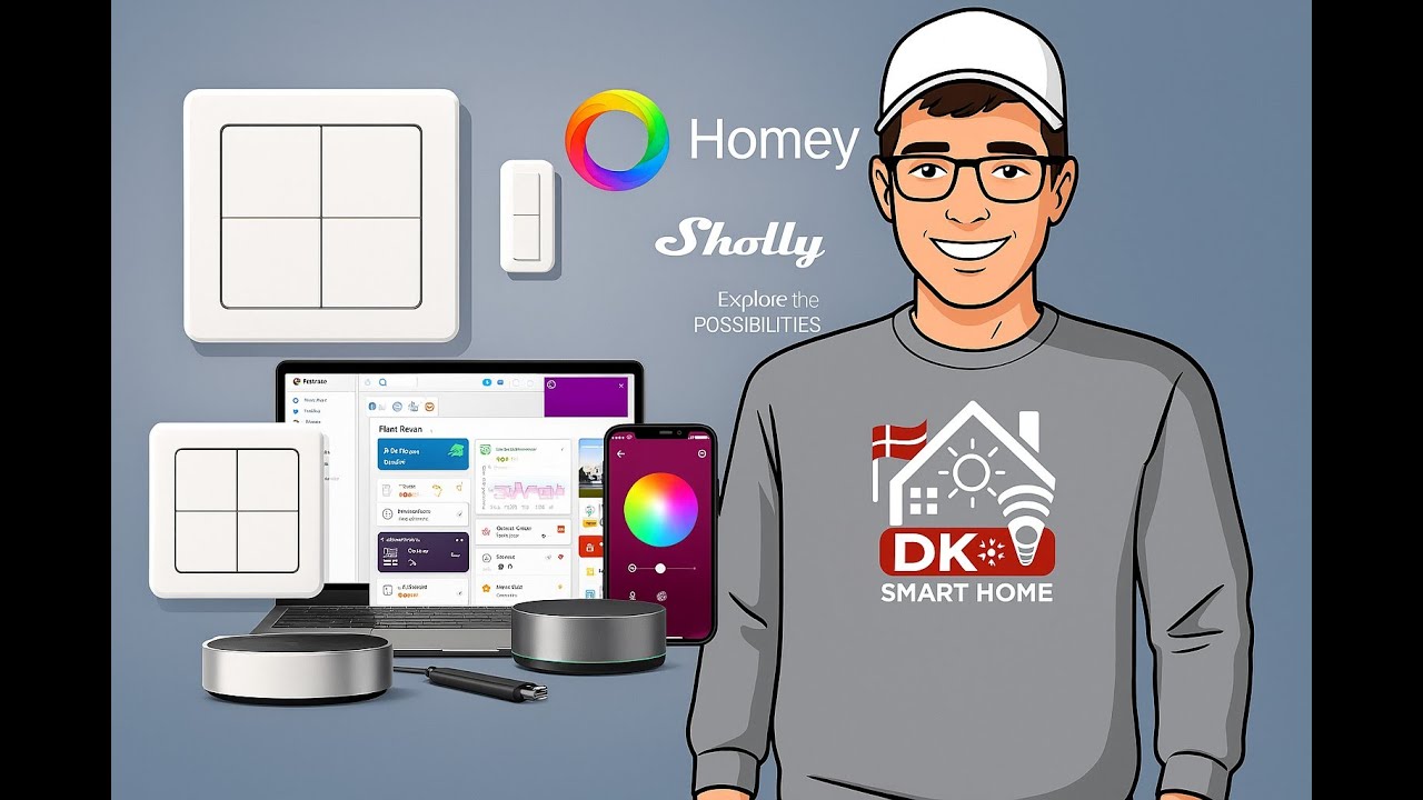 Shelly Wall Switches i Homey Pro – Hvad virker og hvad driller?