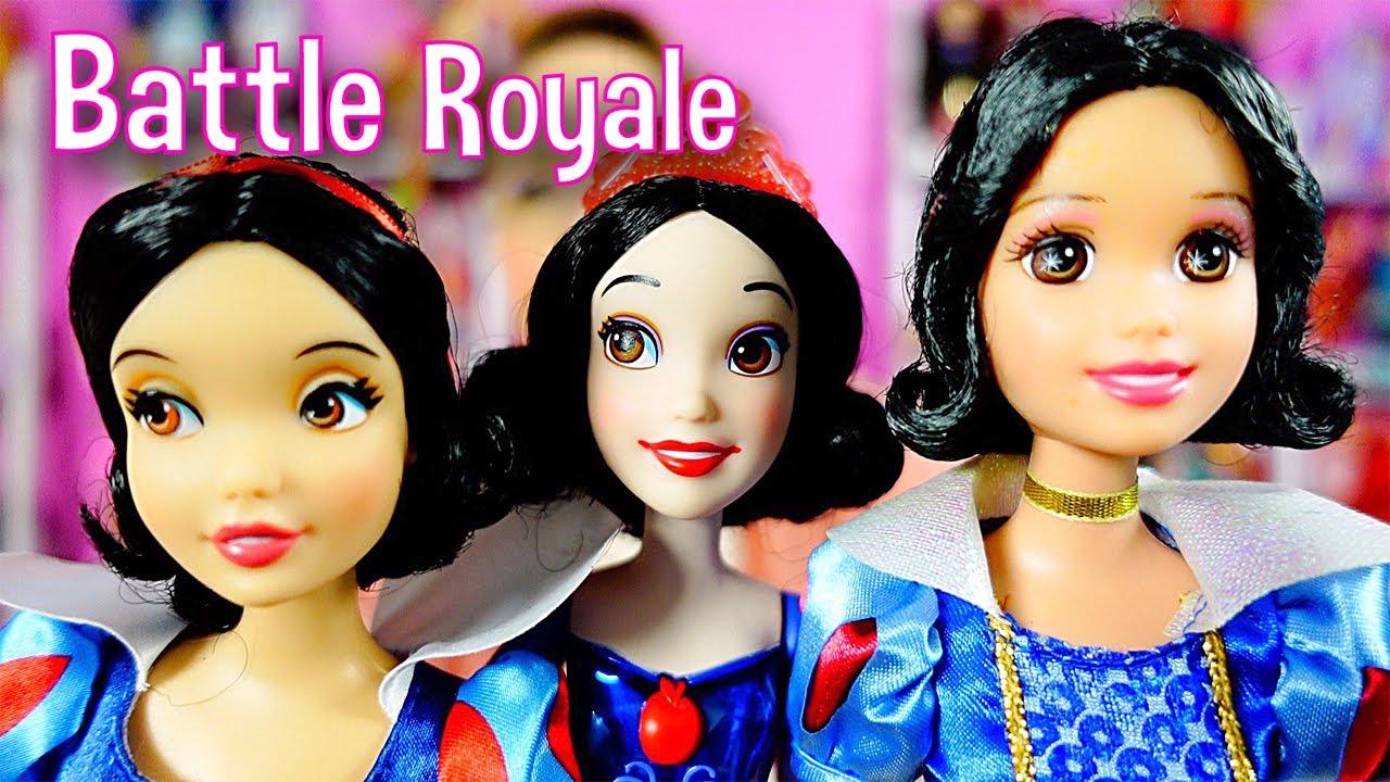Disney Princess Dolls Disney Store vs. Hasbro Dolls vs. Mattel Dolls
