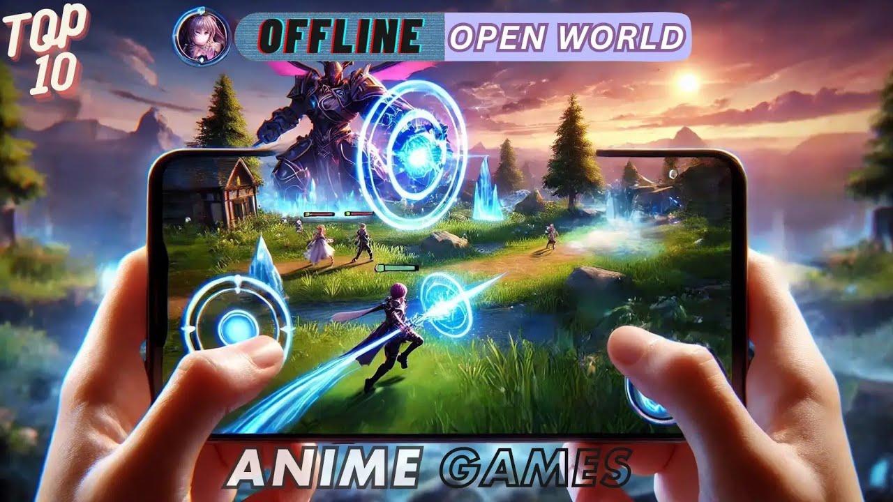 Топ-10 оффлайн игр с открытым миром в стиле аниме для Android и iOS | Обязательно попробуйте🔥!