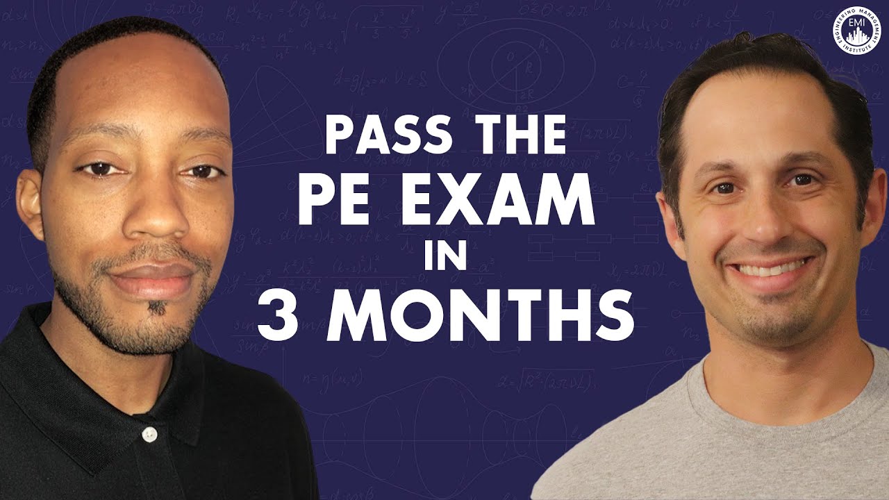 Pass The PE Exam In 3 Months