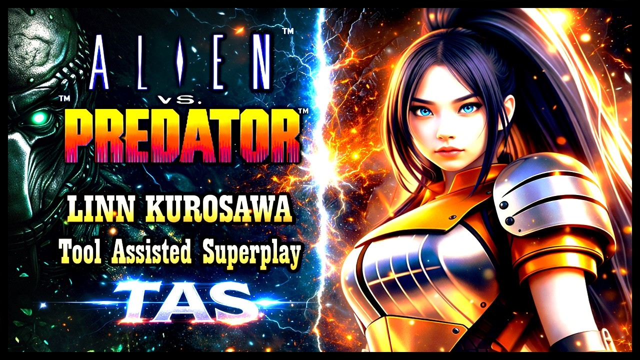 【TAS】ALIEN VS PREDATOR (ARCADE \ 1994) - LINN KUROSAWA