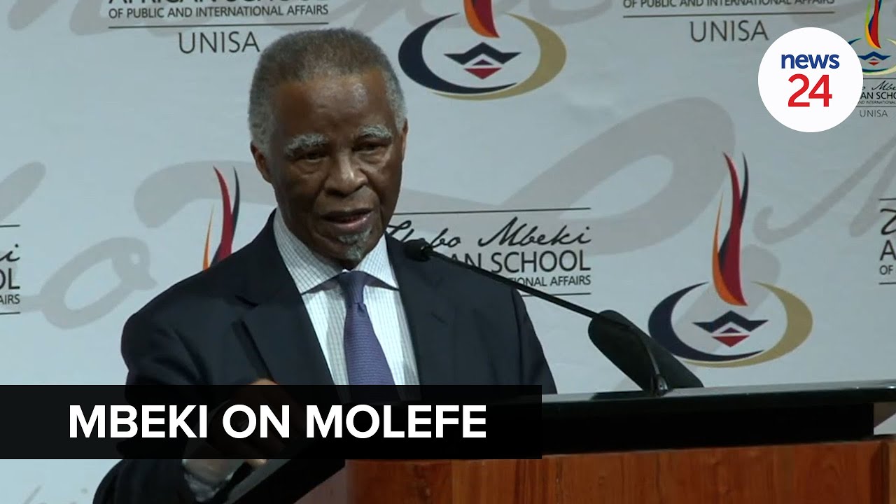 WATCH | Thabo Mbeki glorifies Brian Molefe record at Eskom