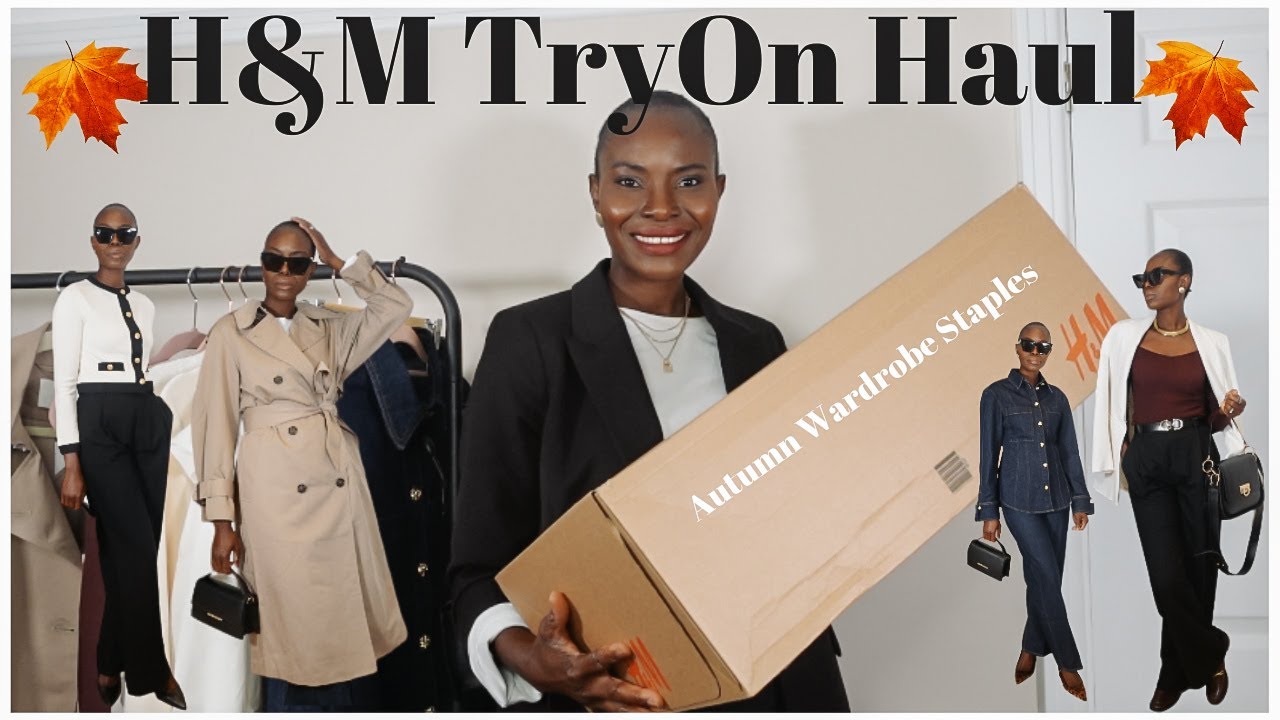 *New In* H&M Try on Haul |  H&M Autumn Fall Wardrobe Staples Finds + Accessories