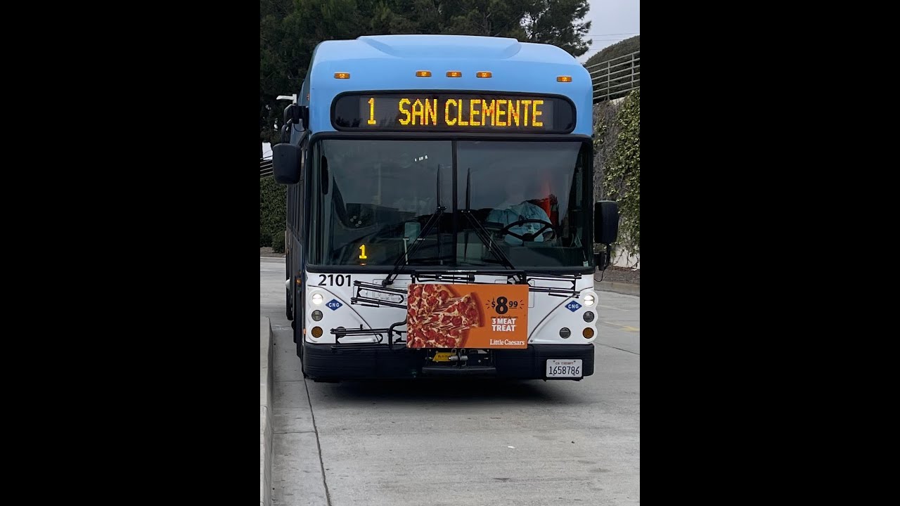 OC Bus Route 1 Short  San Clemente  Camino Real And Santa Margarita