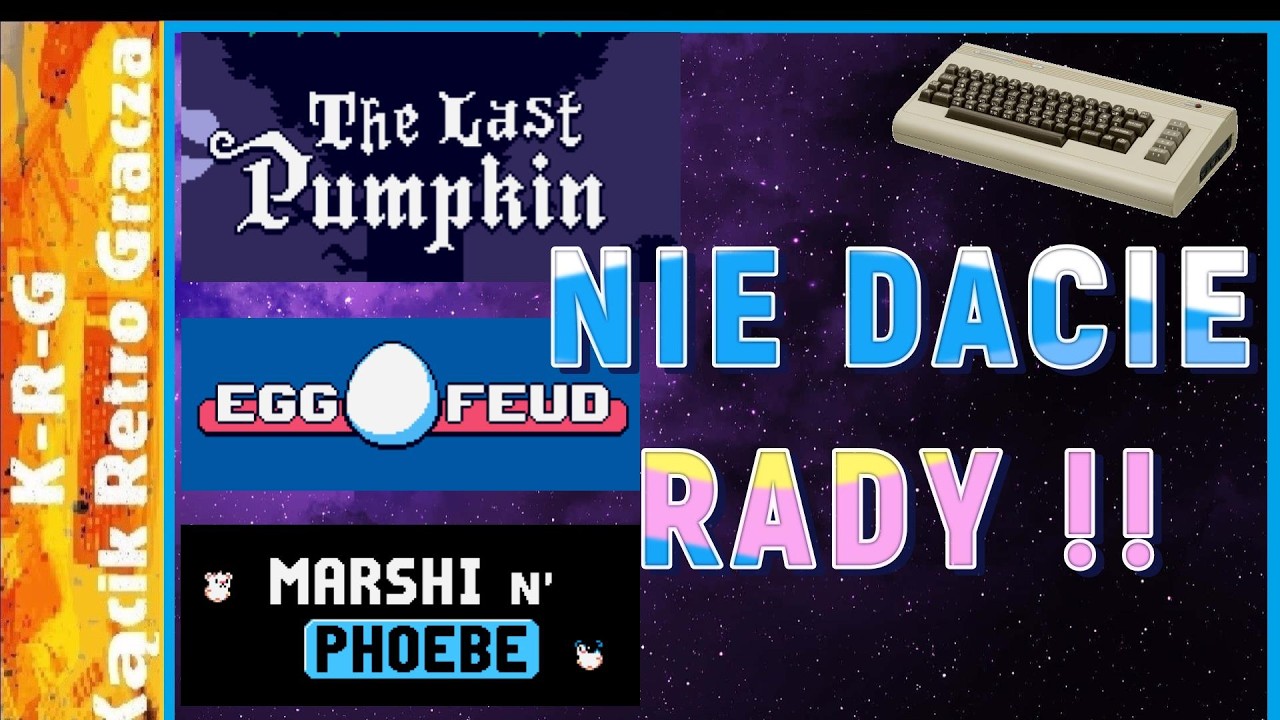 3 NOWE GRY NA C64 OD DUNAT80 - NIE DASZ RADY ICH PRZEJSC  !!