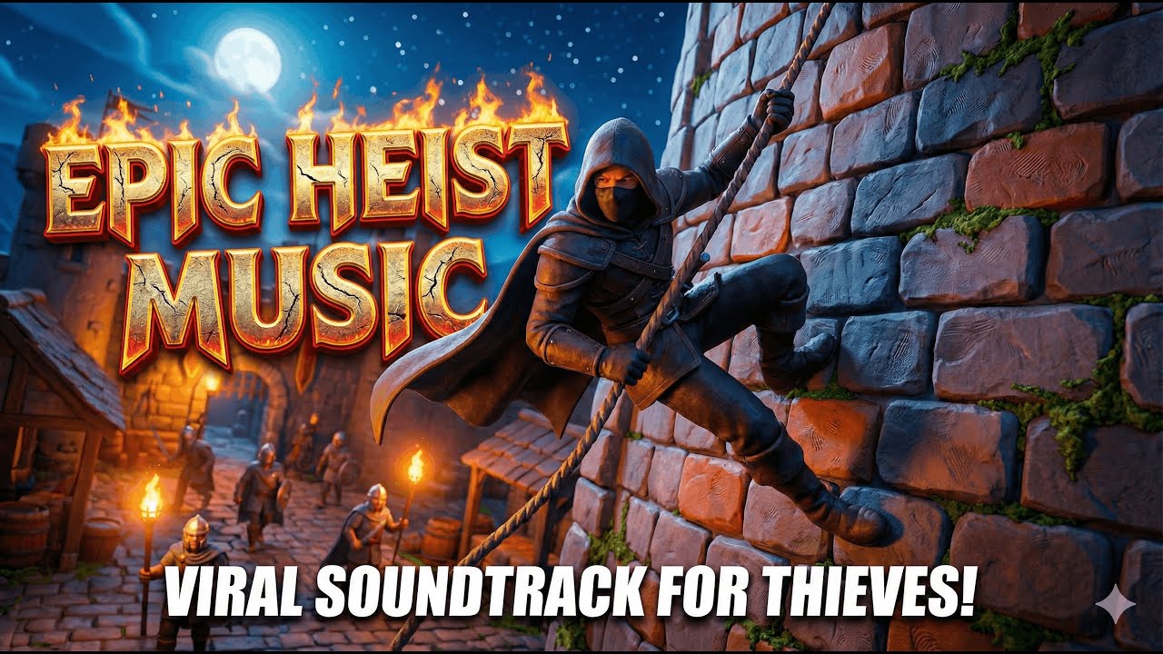 🤫 Stealth Heist Music 🗡️ 🗝️ Perfect Rogue BGM 💰 🎲 Sneaky D&D Ambience 🎻