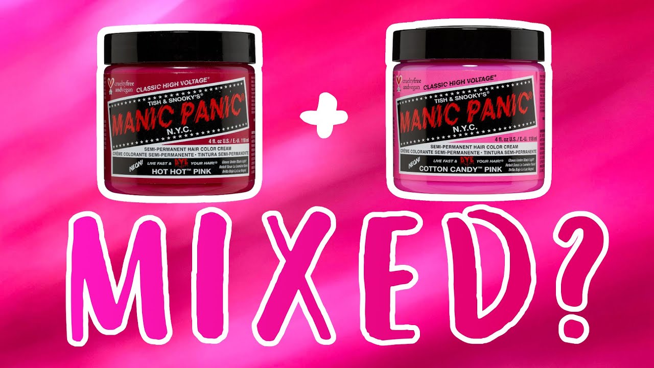 Manic Panic: Ярко-розовый и нежно-розовый? | Давайте смешаем!