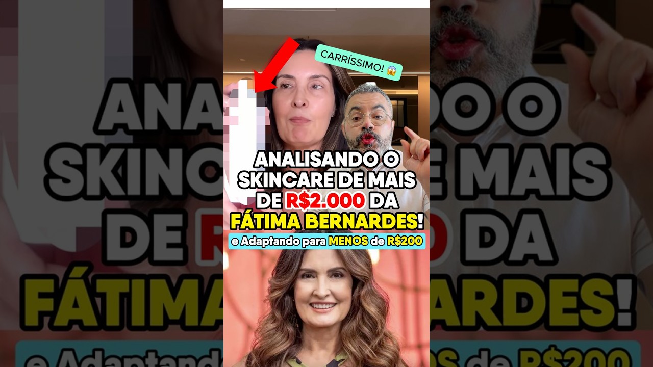 A ROTINA DE PELE DA FÁTIMA BERNARDES! DR. URSINHO ANALISA | DESAPROVADO?!