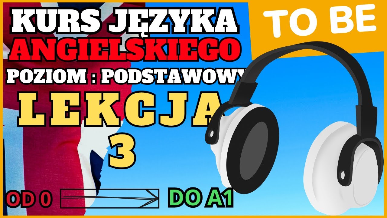 🟢🇬🇧 Język angielski - Lekcja 3. - Poziom podstawowy - Kurs angielskiego od 0 do A1. 🇬🇧