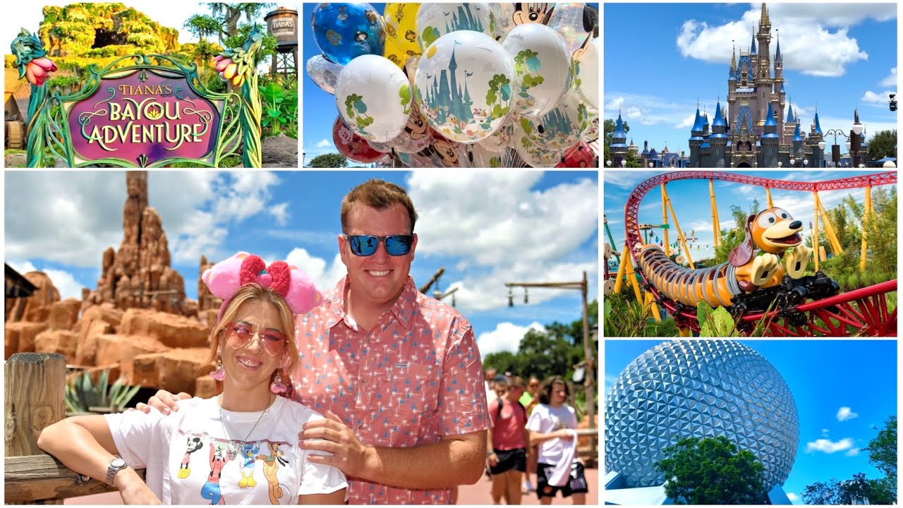 DISNEY WORLD VLOG: Magic Kingdom Tianas Bayou Adventure, Hollywood Studios & Epcot | Florida Holiday