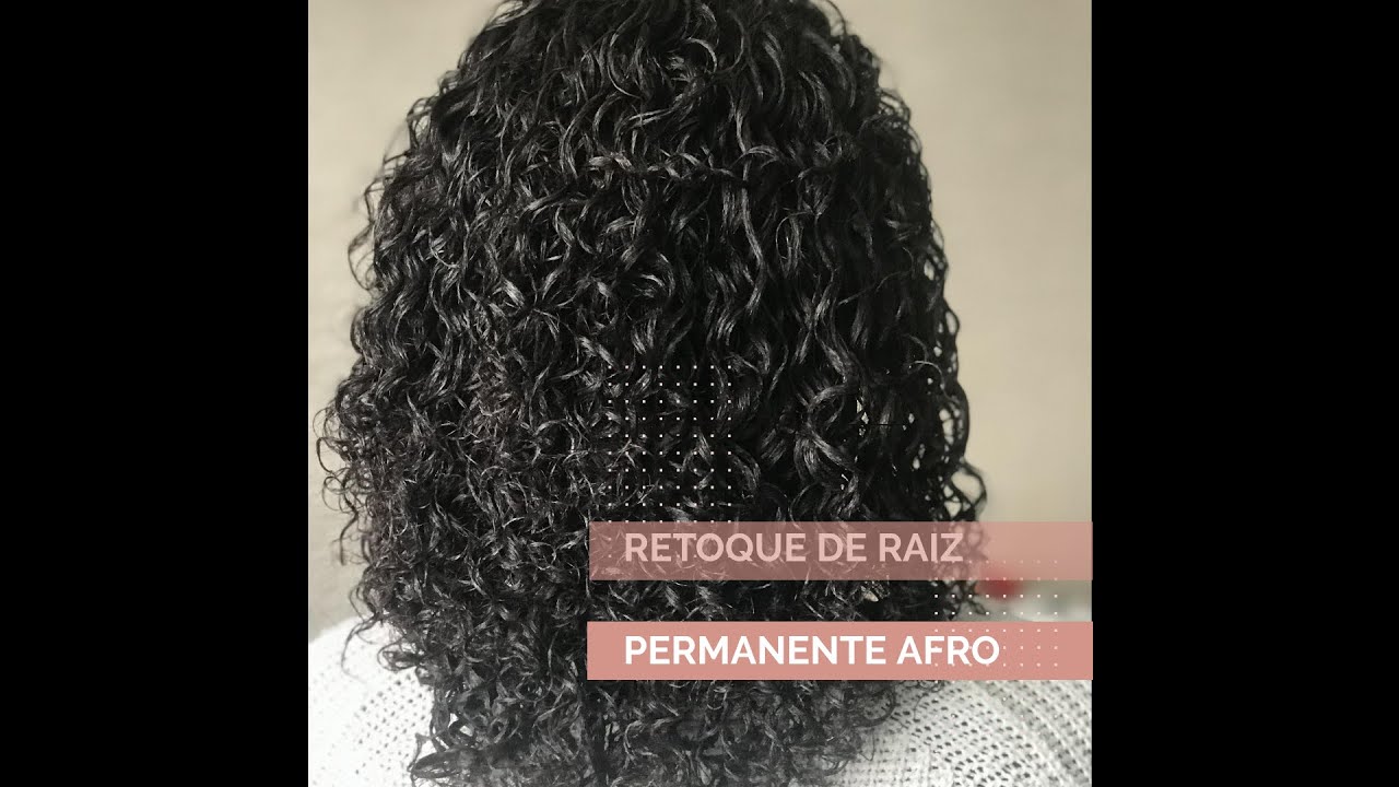 PERMANENTE AFRO | RETOQUE DE RAIZ  - Passo a passo