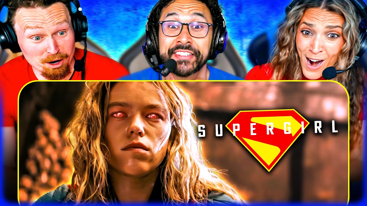 SUPERGIRL OFFICIAL TRAILER REACTION!! Trailer 2 | Jason Momoa Lobo | Superman | DC Studios