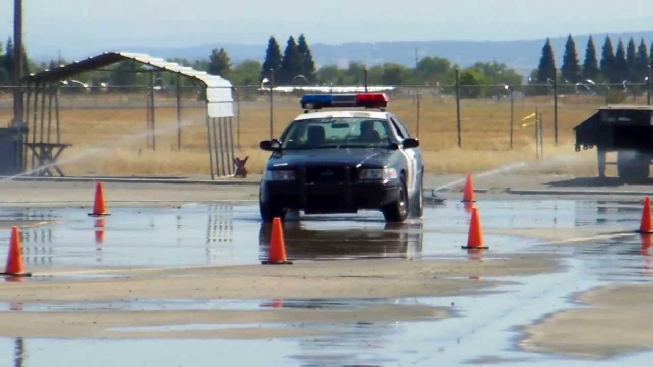 The skid pan at EVOC Training