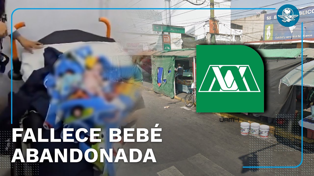 Muere bebé abandonada en baños del Metro UAM tras complicaciones médicas
