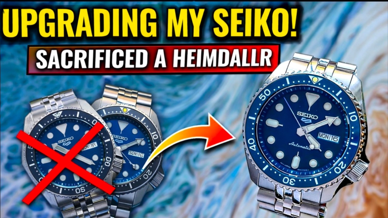 I Sacrificed a Heimdallr to Upgrade My Seiko 5 Sports (Watch Mod Experiment)