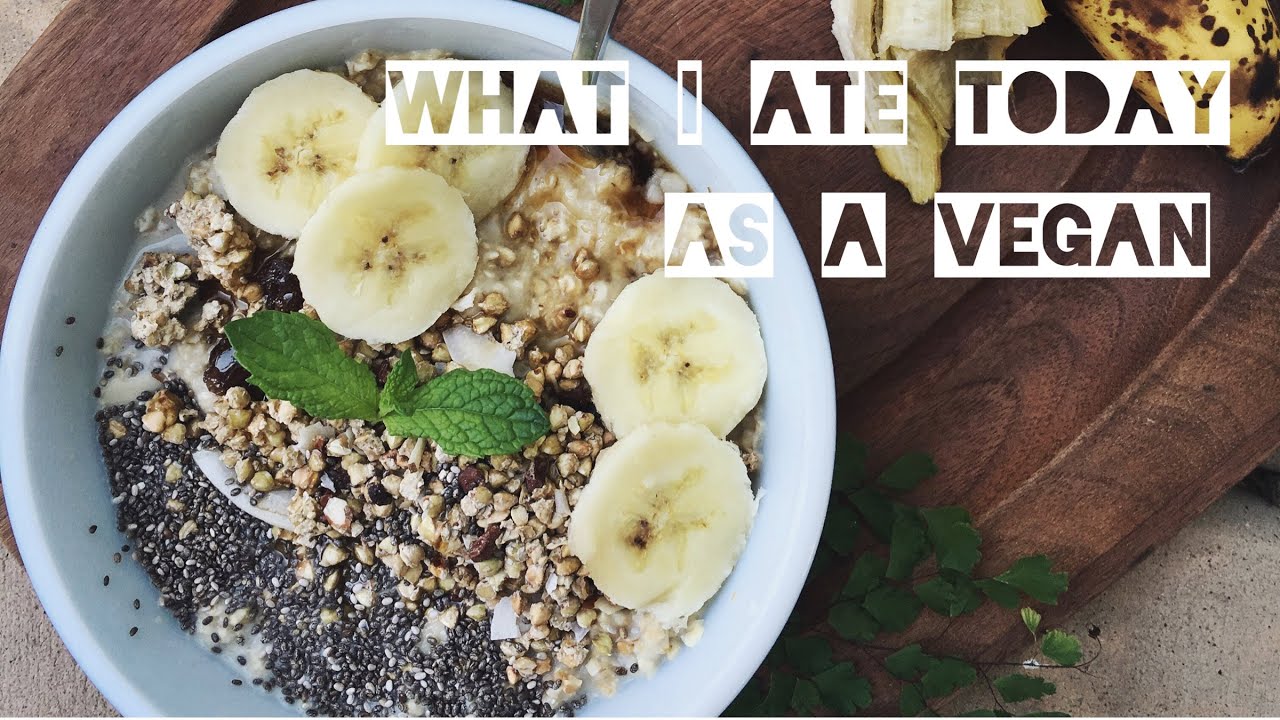 WHAT I EAT IN A DAY AS A VEGAN IN COLLEGE