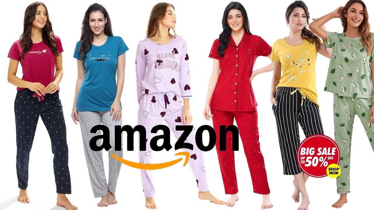 New Relaxed Fit Night Suit /Dress For Women's & Girls | Night Suit | Night Wear Top & Bottom | Dress