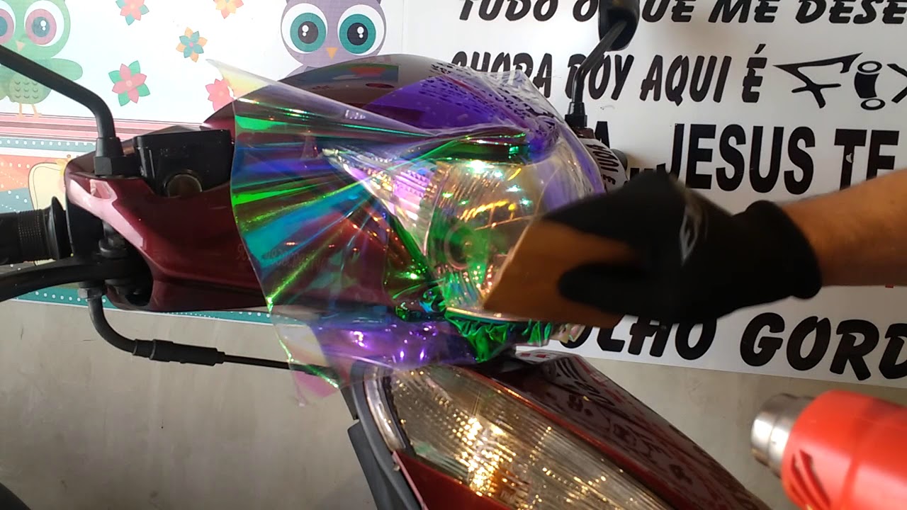 Película Cameleão Como instalar película no farol ou na lanterna Parte 2