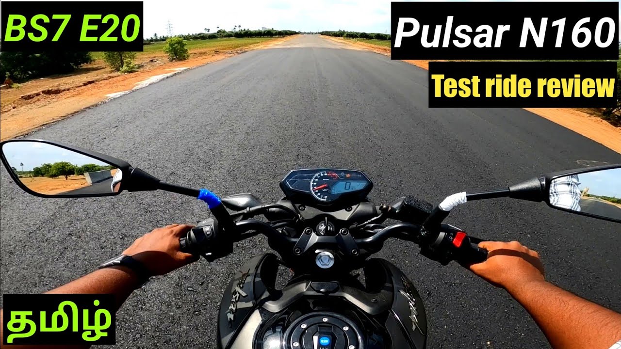 New Pulsar N160❤ | 2023 BS7 OBD2 E20|Test ride review|New Updated Features|in தமிழ்.