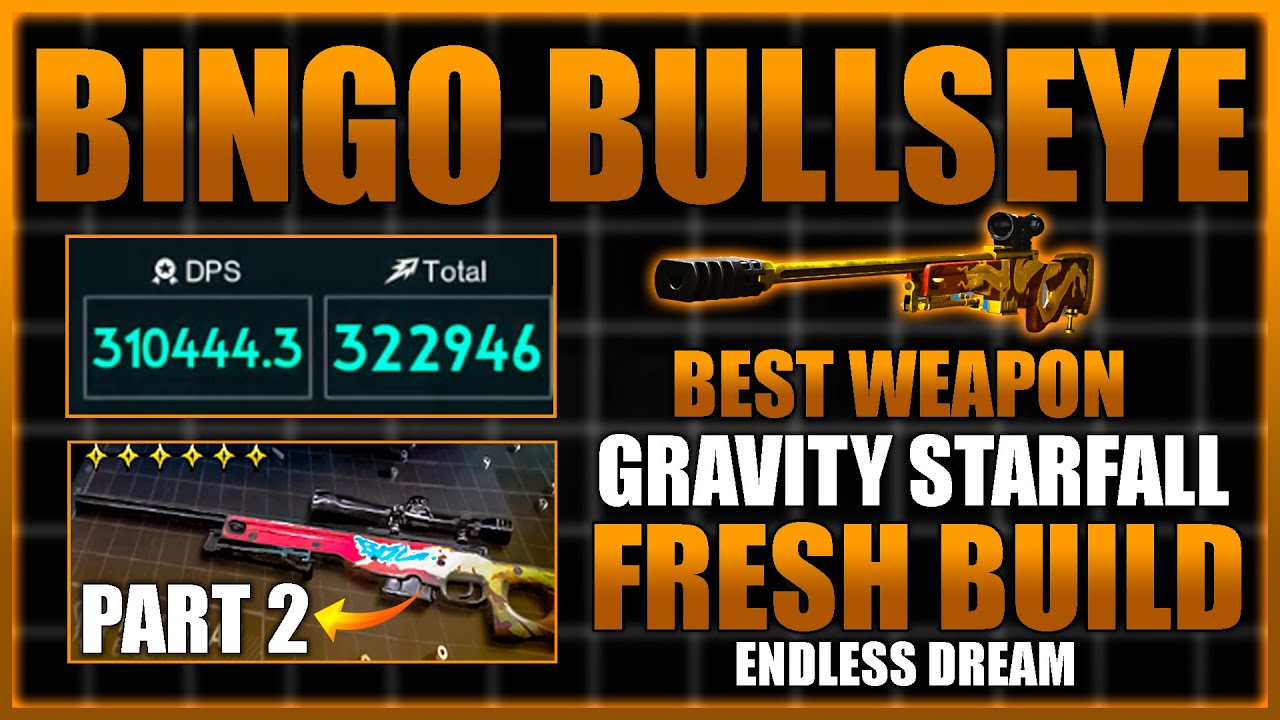 ONCE HUMAN ENDLESS DREAM BINGO BULLSEYE 300K DPS BUILD MOBILE BEGINNER🥶-RAID ZONE -GRAVITY INVERSION