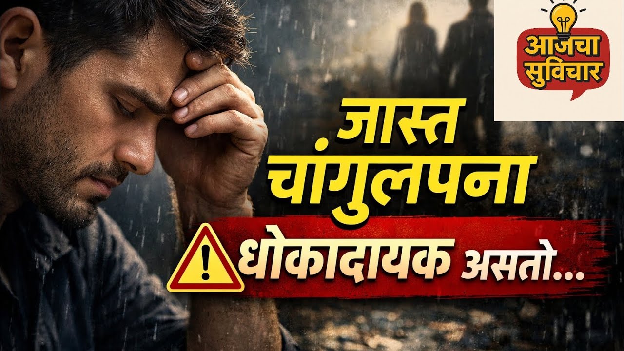 चांगल्या लोकांची परीक्षा घेऊ नका… ते शांत असतात, कमजोर नाहीत!#मराठी सुविचार#आजचा सुविचार