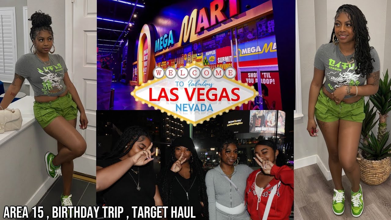 LAS VEGAS VLOG | Took my sister to Vegas for her birthday + Area 15 + Target Haul